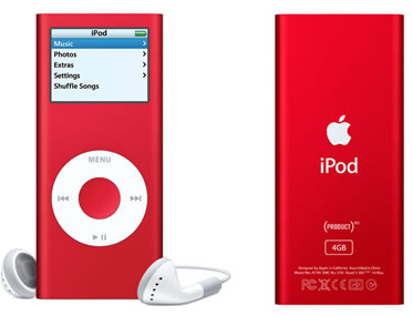 Ipod Nano  on Host Oprah Winfrey  Apple Have Introduced The New Red Ipod Nano